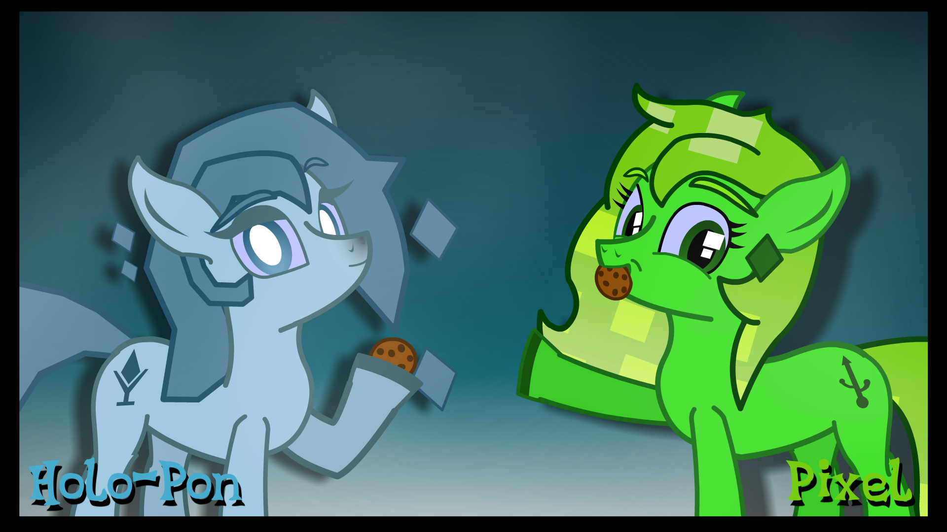 Pixel and Holo has cookies